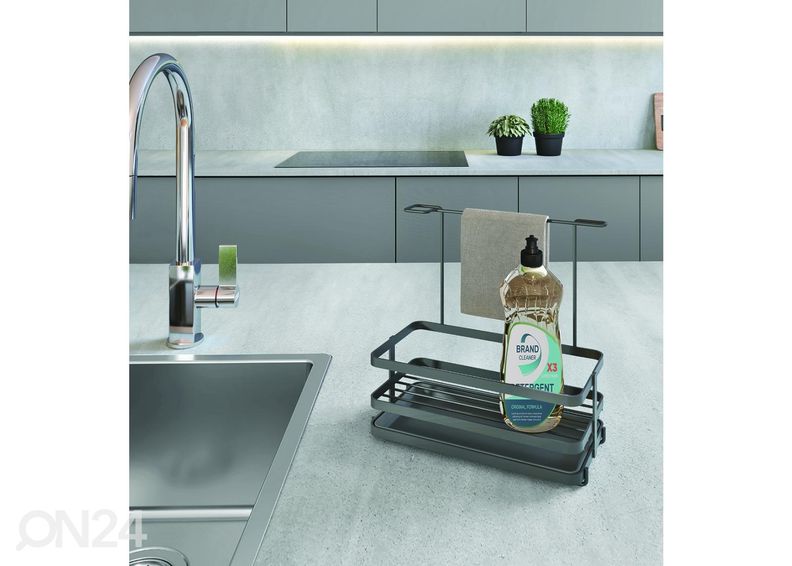 Keittiötarviketeline Tokyo, 23x11x24 cm, musta kuvasuurennos