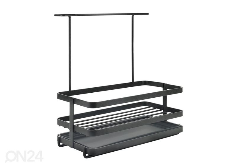 Keittiötarviketeline Tokyo, 23x11x24 cm, musta kuvasuurennos