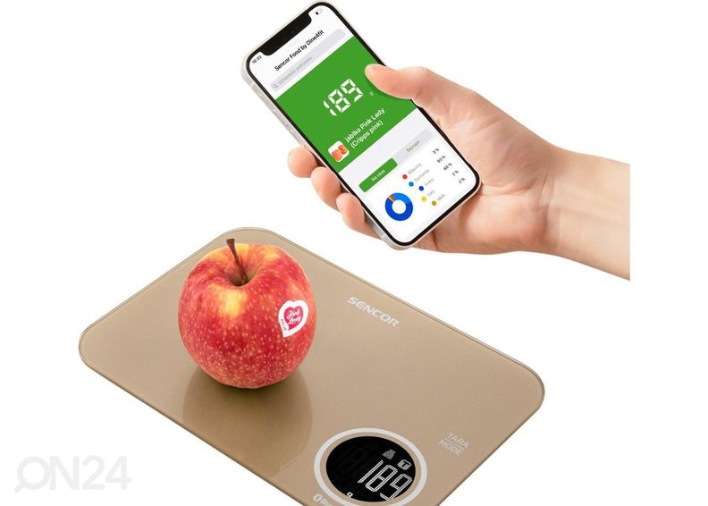Keittiövaaka Bluetooth-yhteydellä Sencor SKS7077CH kuvasuurennos