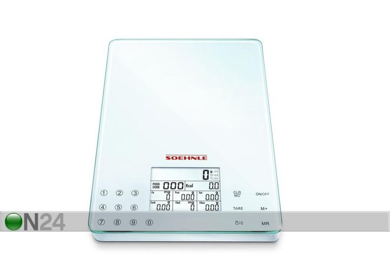 Keittiövaaka Soehnle ravintoarvon mittaamiseen kuvasuurennos