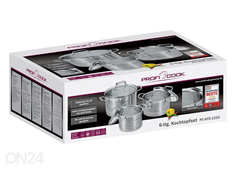 Keittoastiat Proficook kuvasuurennos