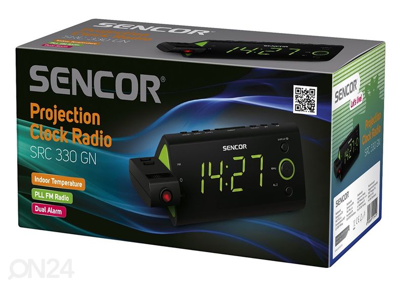 Kelloradio Sencor SRC330GN kuvasuurennos