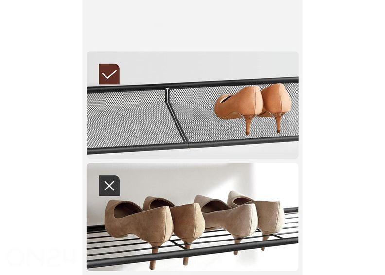 Kenkähylly, ruskea/musta kuvasuurennos