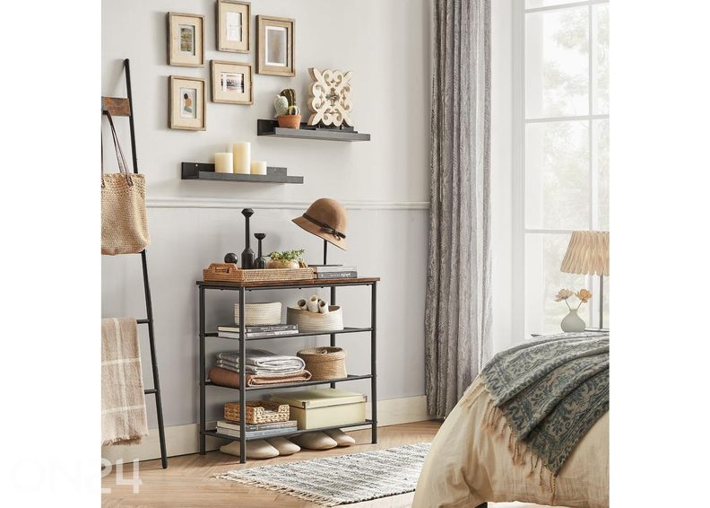 Kenkähylly, ruskea/musta kuvasuurennos