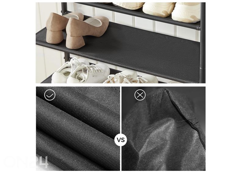 Kenkähylly, ruskea/musta kuvasuurennos