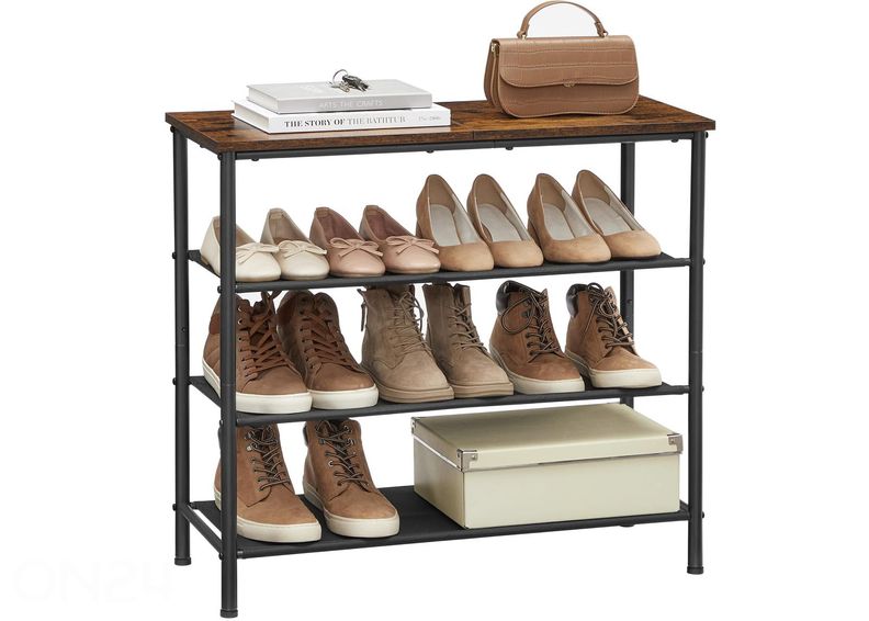 Kenkähylly, ruskea/musta kuvasuurennos