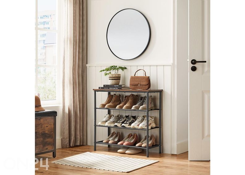 Kenkähylly, ruskea/musta kuvasuurennos