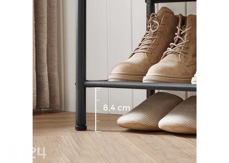 Kenkähylly, ruskea/musta kuvasuurennos