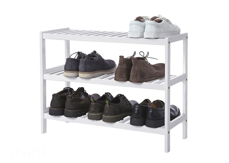 Kenkähylly, valkoinen kuvasuurennos