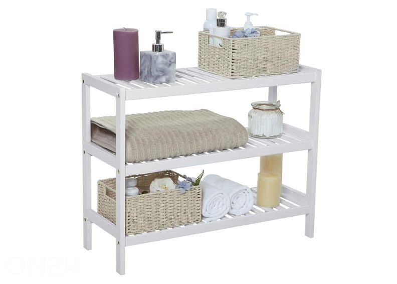 Kenkähylly, valkoinen kuvasuurennos