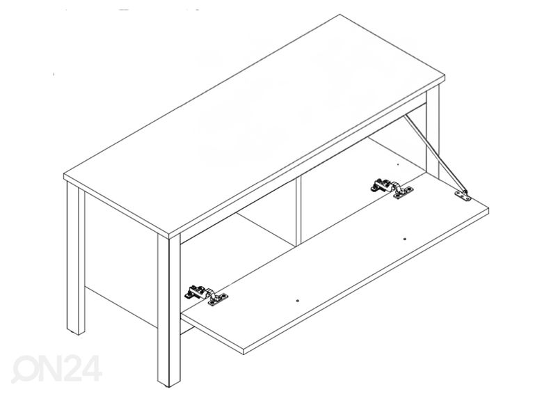 Kenkäkaappi Ole kuvasuurennos