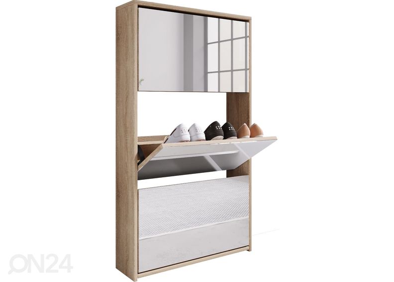 Kenkäkaappi peilillä tido XL kuvasuurennos