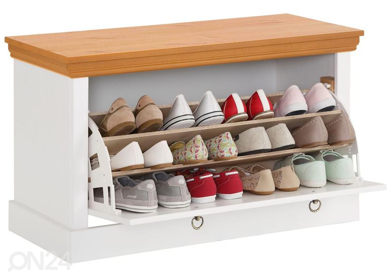 Kenkäkaappi / säilytyspenkki Basilico 90 cm kuvasuurennos