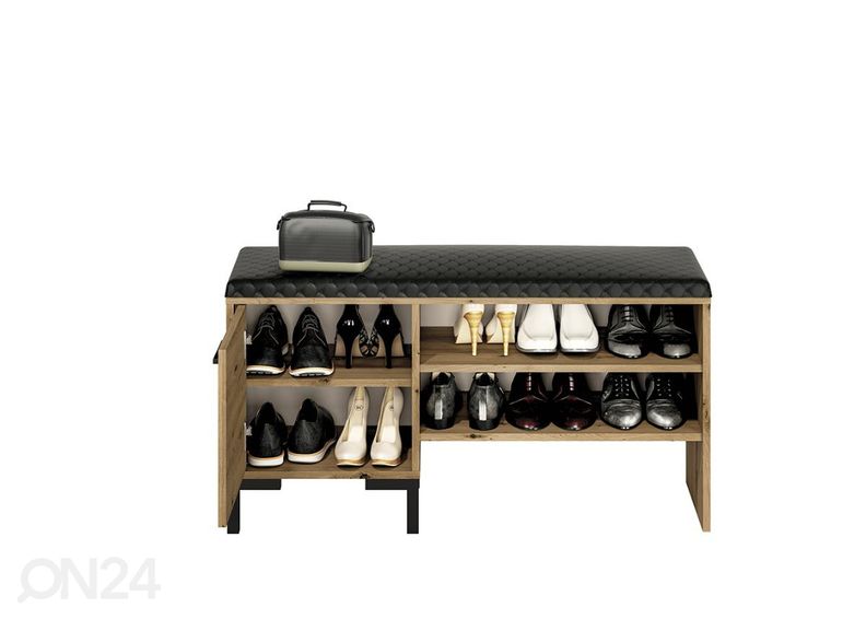 Kenkäkaappi / säilytyspenkki Porto 105 cm kuvasuurennos