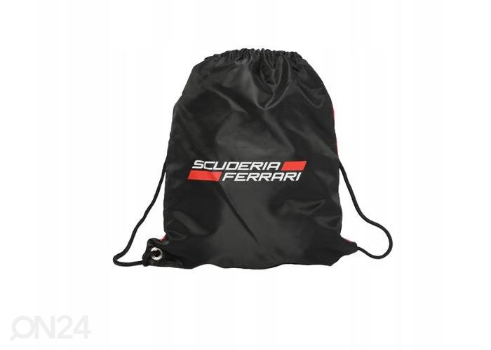 Kenkäpussi Ferrari punainen/musta kuvasuurennos
