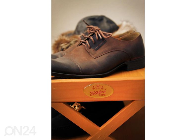 Kenkäteline Felix 2, ruskea kuvasuurennos