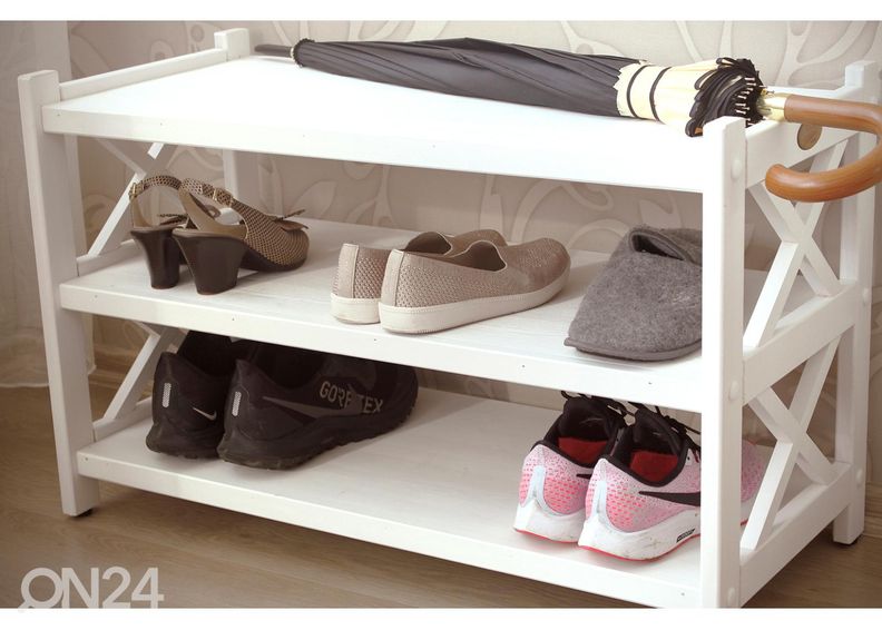 Kenkäteline Felix 2, valkoinen kuvasuurennos