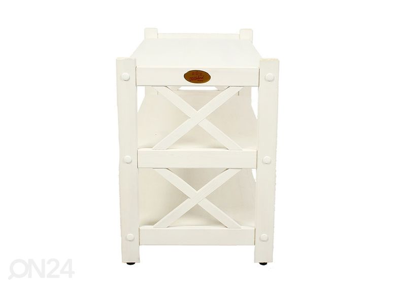 Kenkäteline Felix 2, valkoinen kuvasuurennos