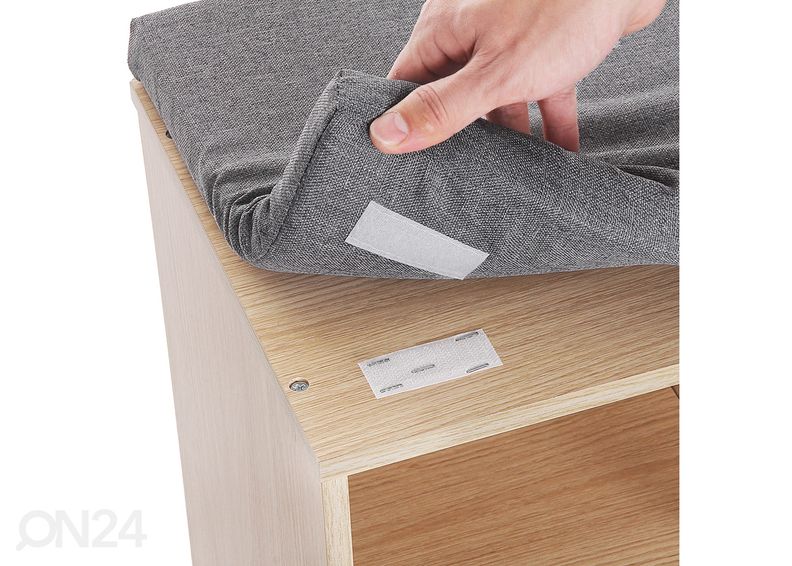 Kenkäteline / penkki, sonoma tammi kuvasuurennos