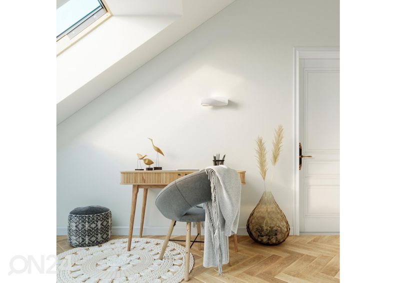 Keraaminen seinävalaisin Sigma Mini, valkoinen kuvasuurennos