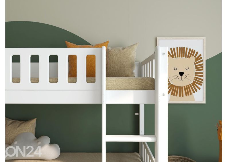 Kerrossänky kahdelle vuodevaatelaatikoilla THUKA Viggo, valkoinen kuvasuurennos