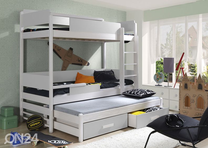 Kerrossänky kolmelle 80x180 cm kuvasuurennos