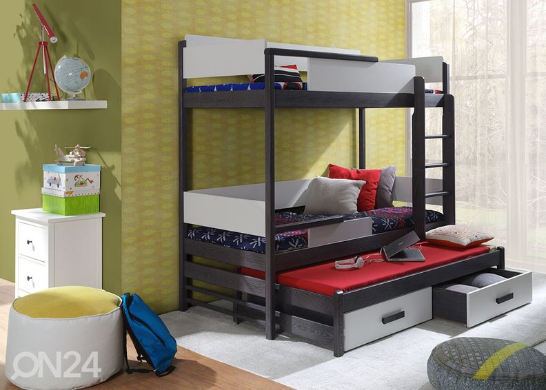 Kerrossänky kolmelle 80x180 cm kuvasuurennos