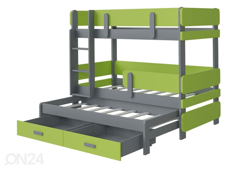 Kerrossänky kolmelle 80x180cm kuvasuurennos