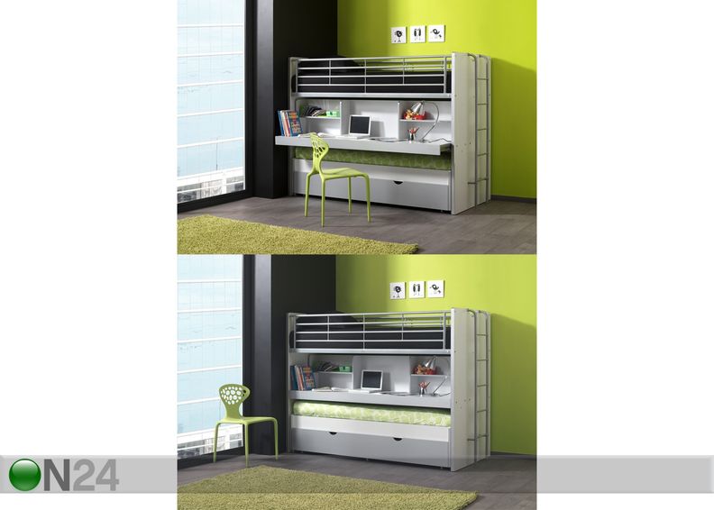 Kerrossänky kolmelle Bonny 90x200 cm kuvasuurennos