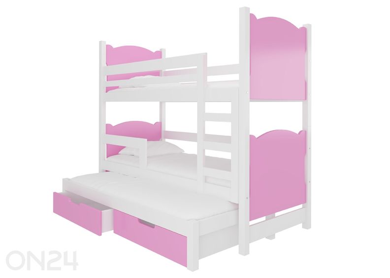 Kerrossänky kolmelle Lena 75x180 cm kuvasuurennos