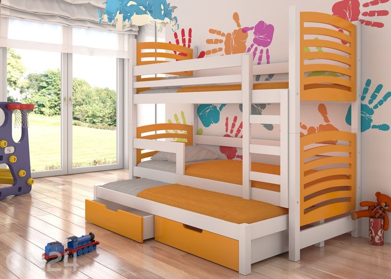 Kerrossänky kolmelle Lena I 75x180 cm kuvasuurennos