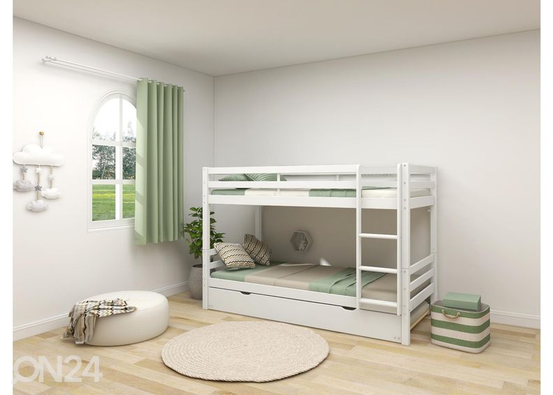 Kerrossänky vierasvuoteella THUKA Actim, valkoinen kuvasuurennos