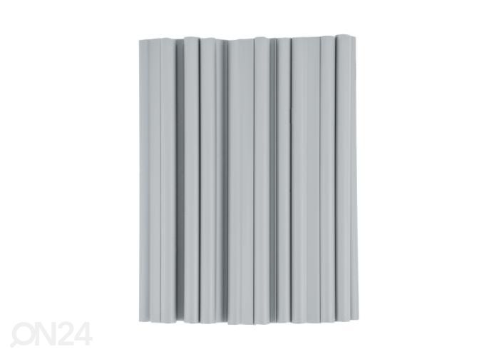 Kiinnikkeet Solid 120 0g/m², 19 cm puutarhanauhaan, vaaleanharmaa kuvasuurennos