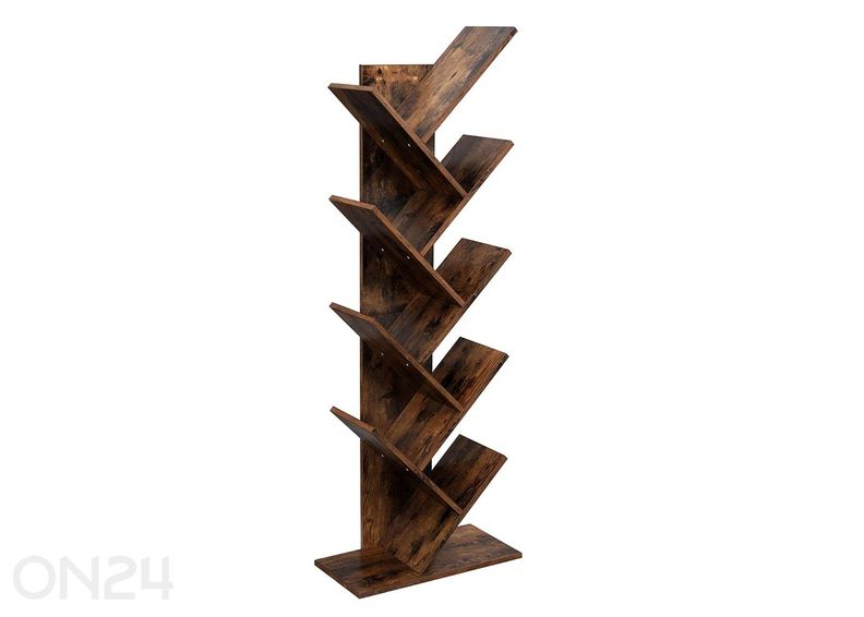 Kirjahylly 141,5 cm, ruskea kuvasuurennos