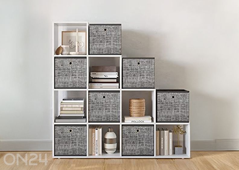 Kirjahylly 29,5x129,5 cm valkoinen kuvasuurennos