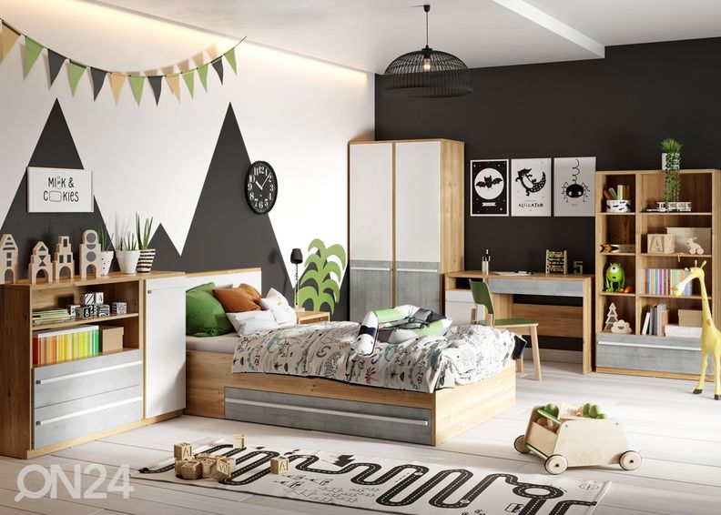 Kirjahylly kuvasuurennos