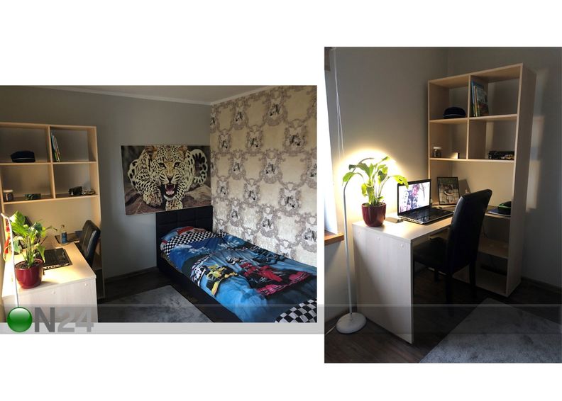 Kirjoituspöytä hyllystöllä Tech kuvasuurennos