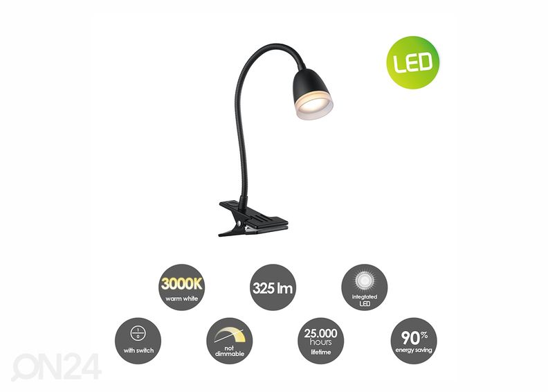 Klipsivalaisin Clips kuvasuurennos