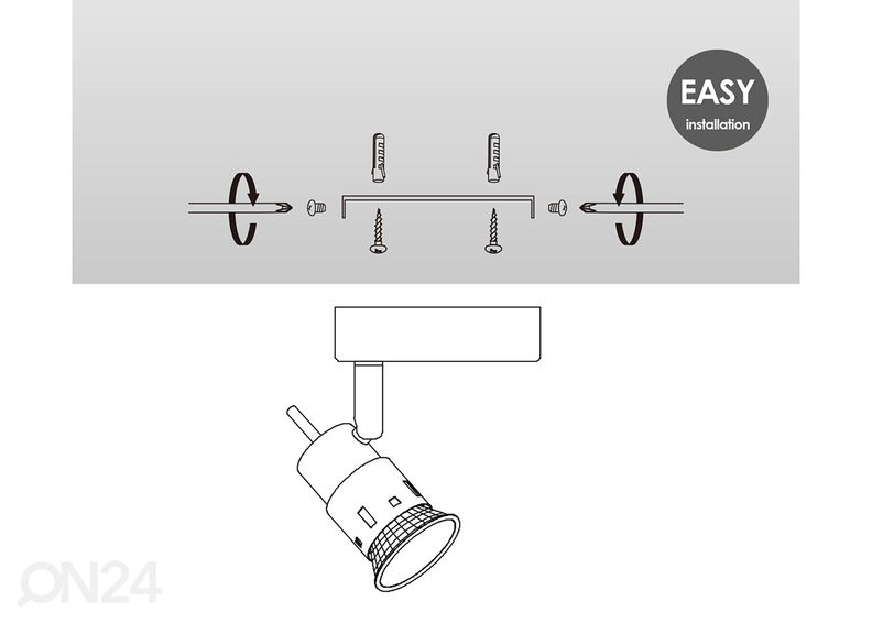Kohdevalaisin Cilindro kuvasuurennos