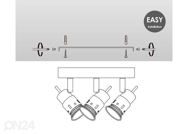 Kohdevalaisin Cilindro kuvasuurennos