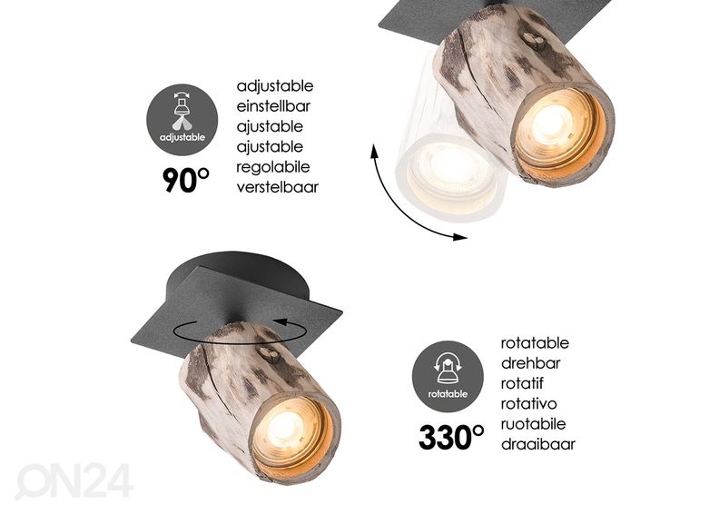 Kohdevalaisin Wood kuvasuurennos