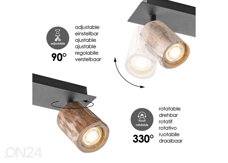 Kohdevalaisin Wood kuvasuurennos