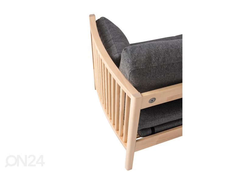 Koivu sänky Aarre 190x75/140 cm kuvasuurennos