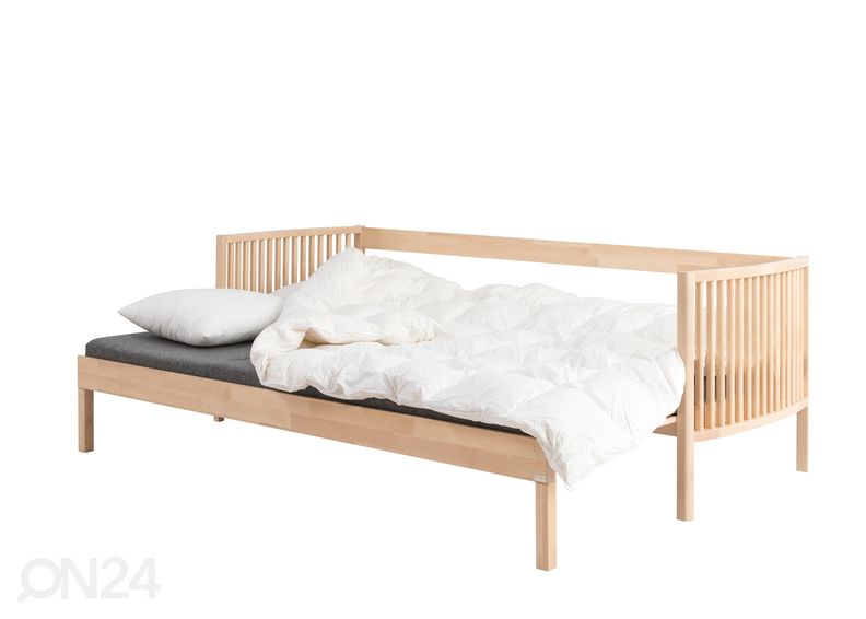 Koivu sänky Aarre 190x75/140 cm kuvasuurennos