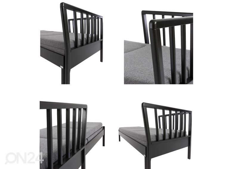 Koivu sänky Franz 190x75/140 cm kuvasuurennos