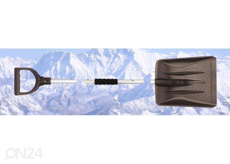 Kokoontaitettava lumilapio autoon kuvasuurennos