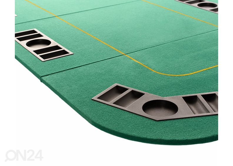 Kokoontaitettava pokeri pöytäalusta kuvasuurennos