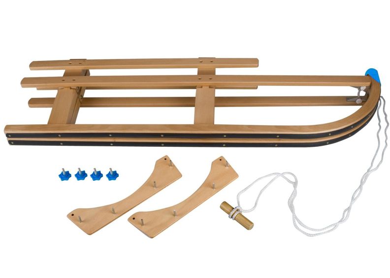 Kokoontaitettava puinen kelkka Nijdam kuvasuurennos