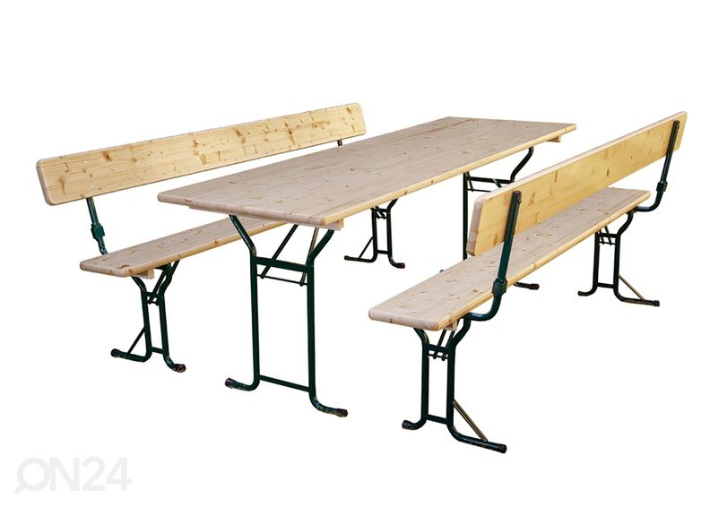 Kokoontaitettavat puutarhakalusteet kuvasuurennos