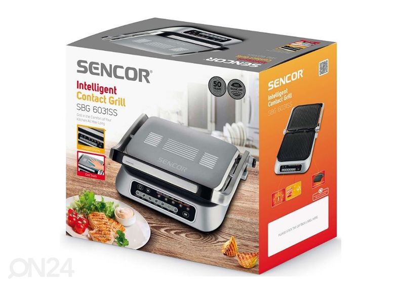 Kontaktigrilli Sencor SBG6031SS kuvasuurennos